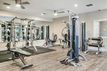 Fitness center equipment